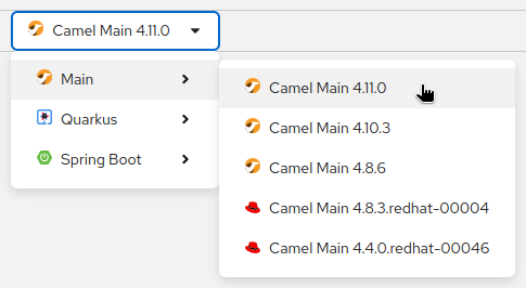 New Camel versions